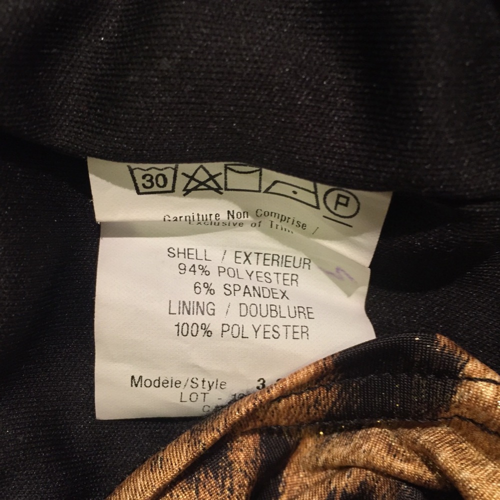 Cartise Leopard Lame Surplice Dress - Picture 6 of 6